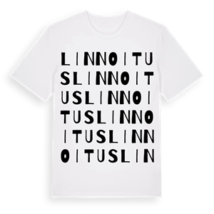 Linnoitus ordlek t-shirt – ekologisk bomull t-shirt från Pinshirt