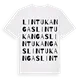Lintukangas ordlek t-shirt