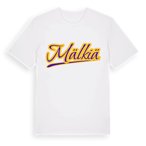 Mälkiä baseball t-shirt – ekologisk bomull t-shirt från Pinshirt