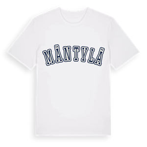 Mäntylä college t-shirt – ekologisk bomull t-shirt från Pinshirt