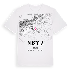 Mustola karta t-shirt – ekologisk bomull t-shirt från Pinshirt