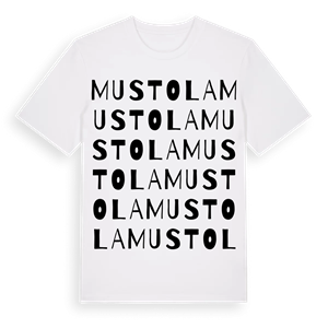 Mustola ordlek t-shirt – ekologisk bomull t-shirt från Pinshirt