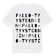 Pallo-Tyysterniemi ordlek t-shirt