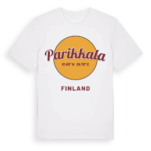 Parikkala cirkel t-shirt – ekologisk bomull t-shirt från Pinshirt