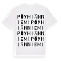 Pöyhiänniemi ordlek t-shirt