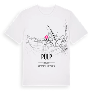 Pulp karta t-shirt – ekologisk bomull t-shirt från Pinshirt