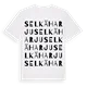Selkäharju ordlek t-shirt