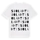 Suolahti ordlek t-shirt