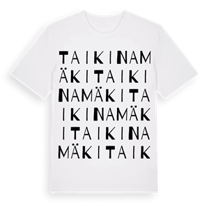 Taikinamäki ordlek t-shirt – ekologisk bomull t-shirt från Pinshirt