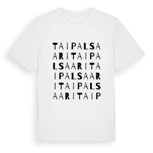 Taipalsaari ordlek t-shirt – ekologisk bomull t-shirt från Pinshirt