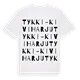 Tykki-Kiviharju ordlek t-shirt