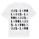 Uus-Lavola ordlek t-shirt