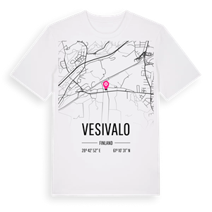 Vesivalo karta t-shirt – ekologisk bomull t-shirt från Pinshirt