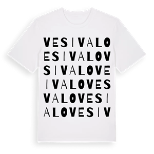 Vesivalo ordlek t-shirt – ekologisk bomull t-shirt från Pinshirt