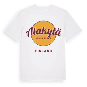 Alakylä cirkel t-shirt – ekologisk bomull t-shirt från Pinshirt