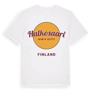 Halkosaari cirkel t-shirt – ekologisk bomull t-shirt från Pinshirt