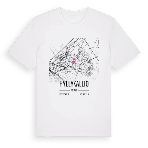 Hyllykallio karta t-shirt – ekologisk bomull t-shirt från Pinshirt