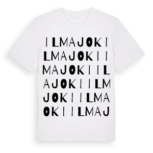 Ilmajoki ordlek t-shirt – ekologisk bomull t-shirt från Pinshirt
