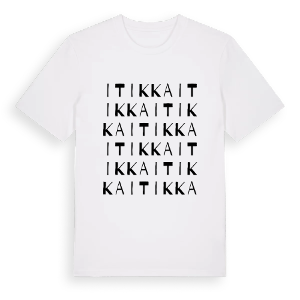 Itikka ordlek t-shirt – ekologisk bomull t-shirt från Pinshirt