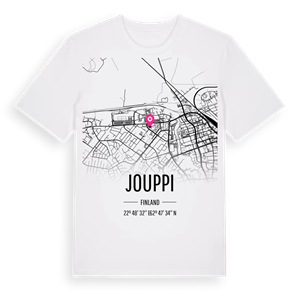 Jouppi karta t-shirt – ekologisk bomull t-shirt från Pinshirt