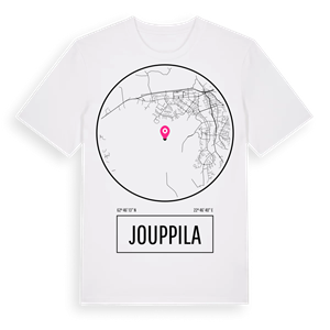 Jouppila t-shirt – ekologisk bomull t-shirt från Pinshirt