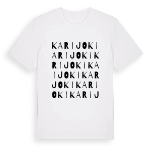 Karijoki ordlek t-shirt – ekologisk bomull t-shirt från Pinshirt