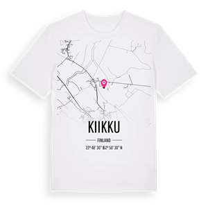 Kiikku karta t-shirt – ekologisk bomull t-shirt från Pinshirt