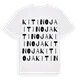 Kitinoja ordlek t-shirt