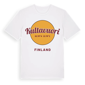 Kultavuori cirkel t-shirt – ekologisk bomull t-shirt från Pinshirt
