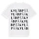 Kylänpää ordlek t-shirt