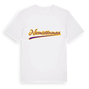 Niemistönmaa baseball t-shirt – ekologisk bomull t-shirt från Pinshirt