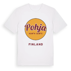 Pohja cirkel t-shirt – ekologisk bomull t-shirt från Pinshirt