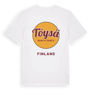 Töysä cirkel t-shirt – ekologisk bomull t-shirt från Pinshirt