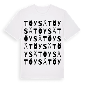 Töysä ordlek t-shirt – ekologisk bomull t-shirt från Pinshirt