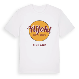 Ylijoki cirkel t-shirt – ekologisk bomull t-shirt från Pinshirt