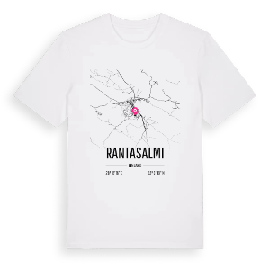 Rantasalmi karta t-shirt – ekologisk bomull t-shirt från Pinshirt