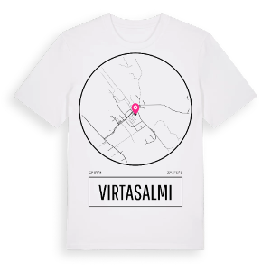 Virtasalmi t-shirt – ekologisk bomull t-shirt från Pinshirt