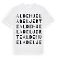Aldehuela del Jerte ordlek t-shirt