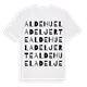 Aldehuela del Jerte ordlek t-shirt