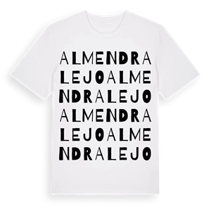 Almendralejo ordlek t-shirt – ekologisk bomull t-shirt från Pinshirt