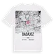 Badajoz karta t-shirt