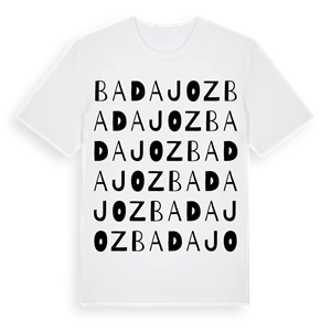 Badajoz ordlek t-shirt – ekologisk bomull t-shirt från Pinshirt