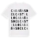Cabañas del Castillo ordlek t-shirt