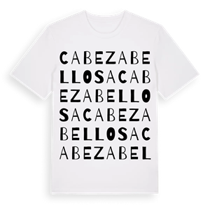Cabezabellosa ordlek t-shirt – ekologisk bomull t-shirt från Pinshirt