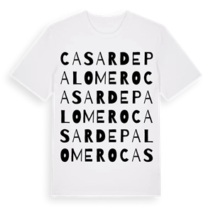 Casar de Palomero ordlek t-shirt – ekologisk bomull t-shirt från Pinshirt