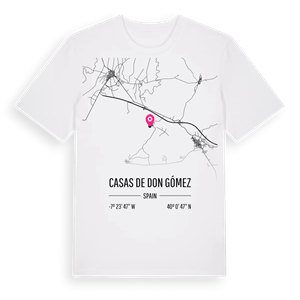 Casas de Don Gómez karta t-shirt – ekologisk bomull t-shirt från Pinshirt