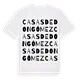 Casas de Don Gómez ordlek t-shirt