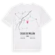 Casas de Millán karta t-shirt