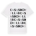 Casas de Millán ordlek t-shirt