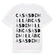 Casas de Millán ordlek t-shirt